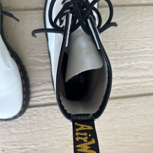 Dr. Martens White and Black Boots - Picture 4 of 15